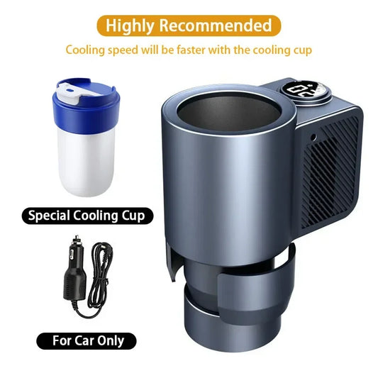 Smart 2-in-1 Car Heating & Cooling Cup – Perfect Temperature Control for Your Drinks