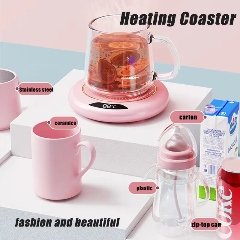 Xiaomi Thermostatic USB Heating Coaster – Adjustable 3-Speed Temperature for Constantly Warm Drinks