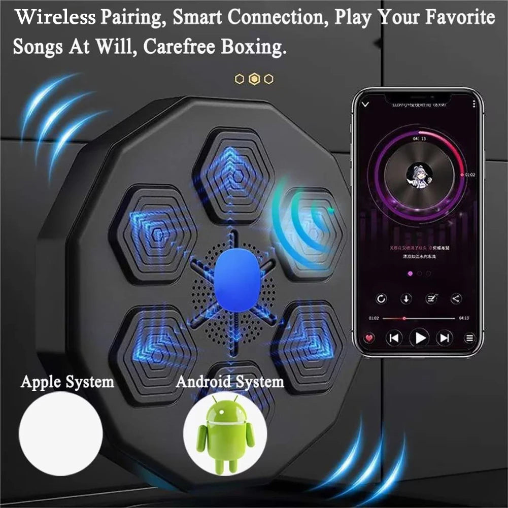 Smart Music Boxing Machine - Interactive Training with Wireless Connectivity for an Engaging and Effective Workout