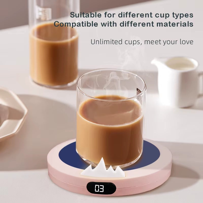 USB Intelligent Coffee Mug Warmer – Compact & Stylish for Home and Office