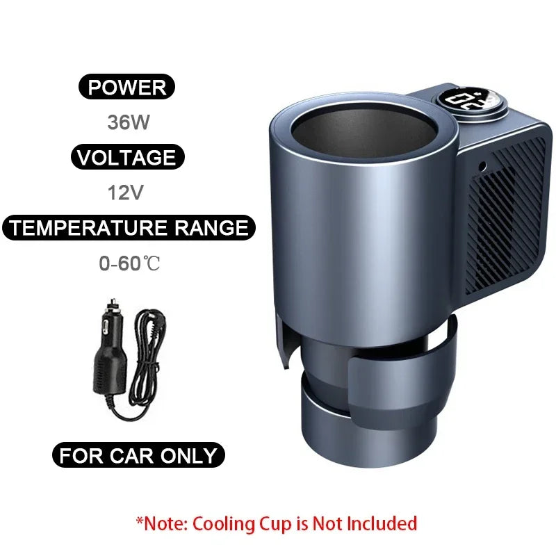 Smart 2-in-1 Car Heating & Cooling Cup – Perfect Temperature Control for Your Drinks