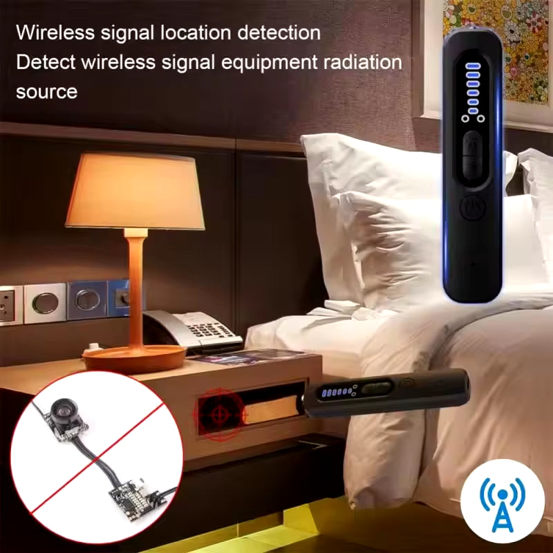 Advanced X13 Anti-Spy Hidden Camera & GPS Detector – Multi-Function Wireless Signal Scanner for Ultimate Privacy Protection