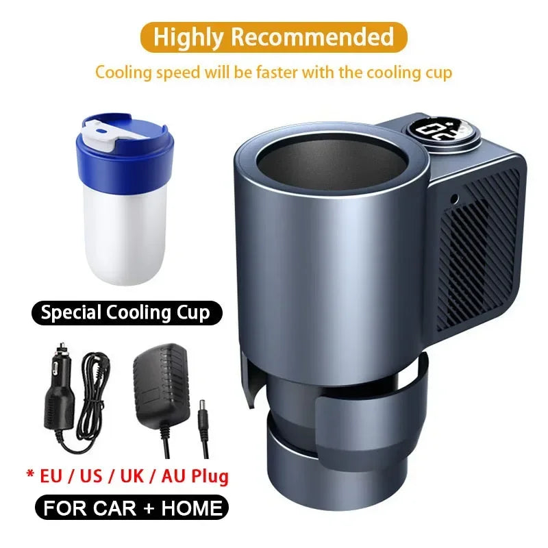 Smart 2-in-1 Car Heating & Cooling Cup – Perfect Temperature Control for Your Drinks