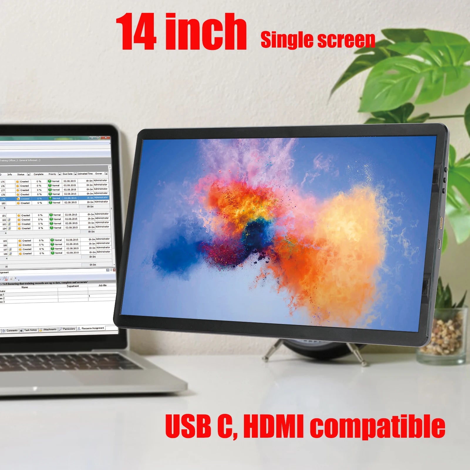 Portable Dual 12-Inch HD Laptop Monitors – Foldable IPS Screen Extender for MacBook, Windows, and Huawei Devices