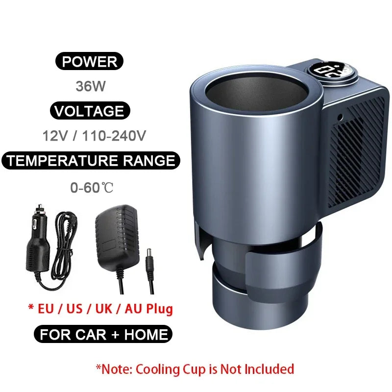 Smart 2-in-1 Car Heating & Cooling Cup – Perfect Temperature Control for Your Drinks